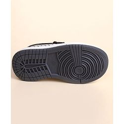 Cute Walk by Babyhug Slip on Loafers with Star Design - Grey