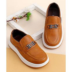Cute Walk by Babyhug Slip On Loafer with Applique - Navy Blue