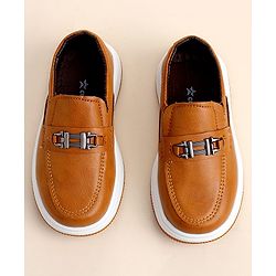 Cute Walk by Babyhug Slip On Loafer with Applique - Navy Blue