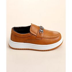 Cute Walk by Babyhug Slip On Loafer with Applique - Navy Blue