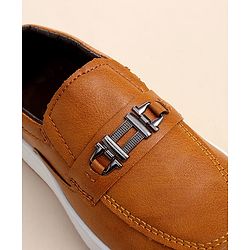 Cute Walk by Babyhug Slip On Loafer with Applique - Navy Blue