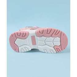 Cute Walk by Babyhug Sandals With Velcro Closure & Bird Design - Pink
