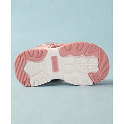 Cute Walk by Babyhug Velcro Closure Sandals With Star Applique - Light Blue