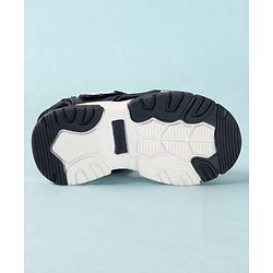 Cute Walk by Babyhug Velcro Closure Sandals With Astronaut Applique - Grey