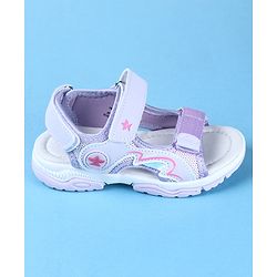 Cute Walk by Babyhug Sandal With Velcro Closure - Purple