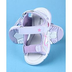 Cute Walk by Babyhug Sandal With Velcro Closure - Purple
