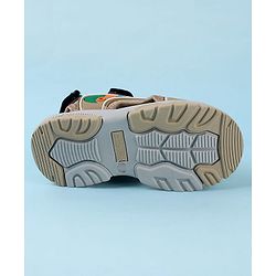 Cute Walk by Babyhug Velcro Closure Sandals - Brown