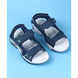 Cute Walk by Babyhug Velcro Closure Sandals - Brown