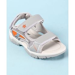 Cute Walk by Babyhug Velcro Closure Sandals - Brown