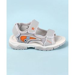 Cute Walk by Babyhug Velcro Closure Sandals - Brown