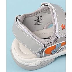 Cute Walk by Babyhug Velcro Closure Sandals - Brown