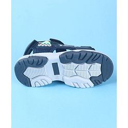 Cute Walk by Babyhug Velcro Closure Sandals with Vehicle Applique - Brown
