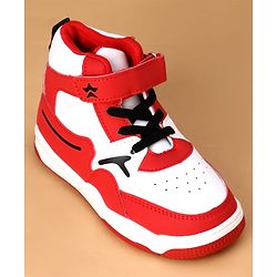 Cute Walk by Babyhug Velcro Closure Casual Shoes - Red
