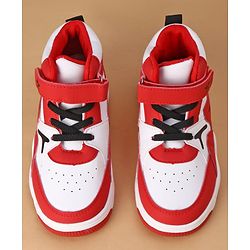 Cute Walk by Babyhug Velcro Closure Casual Shoes - Red