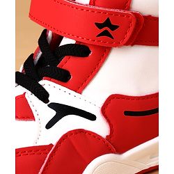 Cute Walk by Babyhug Velcro Closure Casual Shoes - Red
