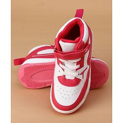 Cute Walk by Babyhug Velcro Closure Casual Shoes - Dark Pink