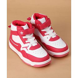 Cute Walk by Babyhug Velcro Closure Casual Shoes - Dark Pink