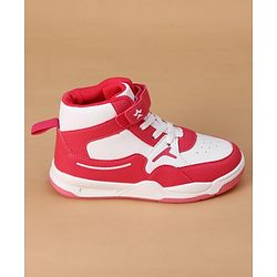 Cute Walk by Babyhug Velcro Closure Casual Shoes - Dark Pink