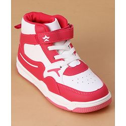 Cute Walk by Babyhug Velcro Closure Casual Shoes - Dark Pink