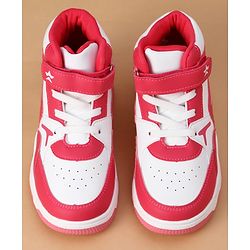 Cute Walk by Babyhug Velcro Closure Casual Shoes - Dark Pink
