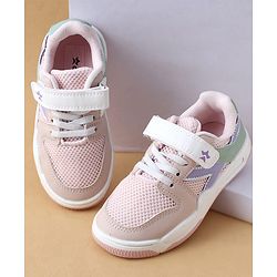 Cute Walk by Babyhug Casual Shoes With Velcro Closure - Pink