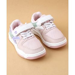 Cute Walk by Babyhug Casual Shoes With Velcro Closure - Pink