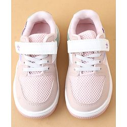 Cute Walk by Babyhug Casual Shoes With Velcro Closure - Pink