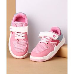 Cute Walk by Babyhug Casual Shoes With Velcro Closure - Pink