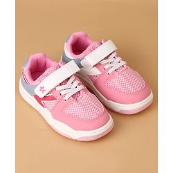 Cute Walk by Babyhug Casual Shoes With Velcro Closure - Pink