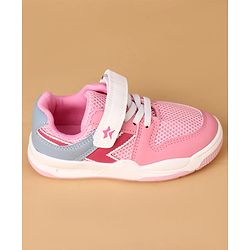 Cute Walk by Babyhug Casual Shoes With Velcro Closure - Pink