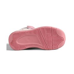 Cute Walk by Babyhug Sneaker Shoes with Velcro Closure Lace Detailing & Girls Rule Print - Pink