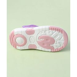Cute Walk by Babyhug Sandals With Velcro Closure & Sequin Detailing - Purple