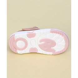 Cute Walk by Babyhug Sandals With Velcro Closure & Sequin Detailing - Purple