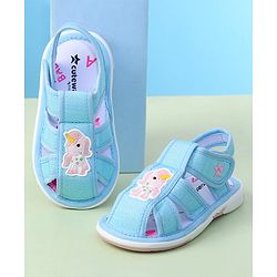 Cute Walk by Babyhug Velcro Closure Sandals With Mesh - Blue