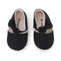 Cute Walk by Babyhug Slip On Booties With Bow Applique - Pink