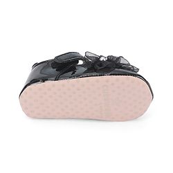 Cute Walk by Babyhug Booties with Velcro Closure & Floral Applique - White