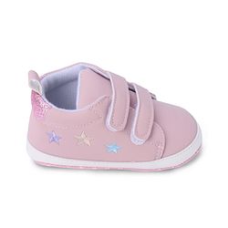 Cute Walk by Babyhug Booties with Velcro Closure - Pink