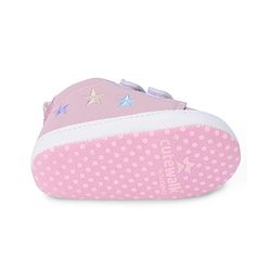 Cute Walk by Babyhug Booties with Velcro Closure - Pink