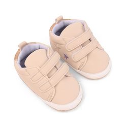 Cute Walk by Babyhug Booties with Velcro Closure - Pink