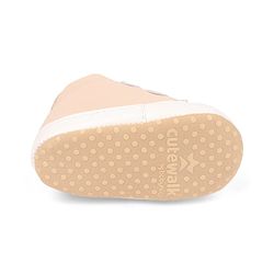 Cute Walk by Babyhug Booties with Velcro Closure - Pink