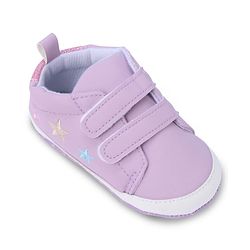 Cute Walk by Babyhug Booties with Velcro Closure - Pink