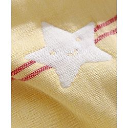 Babyhug 6 Layer 100% Cotton Gauze Muslin Baby Blanket | Super Soft | Breathable | Absorbent - Yellow