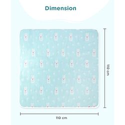 Babyhug 6 Layer 100% Cotton Gauze Muslin Baby Blanket | Super Soft | Breathable | Absorbent - Yellow