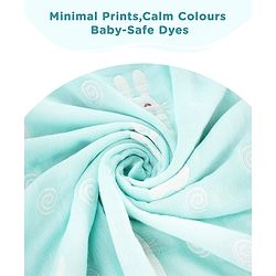 Babyhug 6 Layer 100% Cotton Gauze Muslin Baby Blanket | Super Soft | Breathable | Absorbent - Yellow