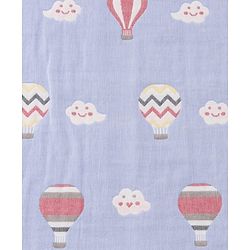 Babyhug 6 Layer 100% Cotton Gauze Muslin Baby Blanket | Super Soft | Breathable | Absorbent - Yellow