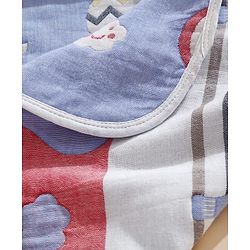Babyhug 6 Layer 100% Cotton Gauze Muslin Baby Blanket | Super Soft | Breathable | Absorbent - Yellow