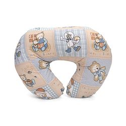 Babyhug Cotton Feeding Pillow Teddy Bear Print - Pink | Fits upto waist size 44 inches
