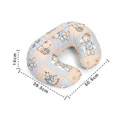 Babyhug Cotton Feeding Pillow Teddy Bear Print - Pink | Fits upto waist size 44 inches