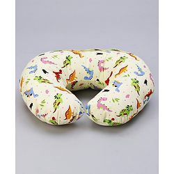 Babyhug Cotton Feeding Pillow Teddy Bear Print - Pink | Fits upto waist size 44 inches