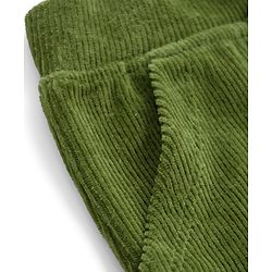 Babyhug Corduroy Knit Full Length Solid Color Pants with Pockets - Olive Green